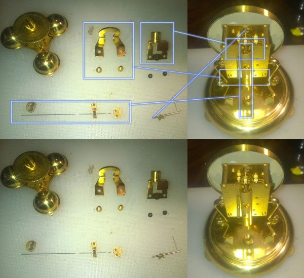 How to replace a 400 day anniversary clock suspension spring Part 1
